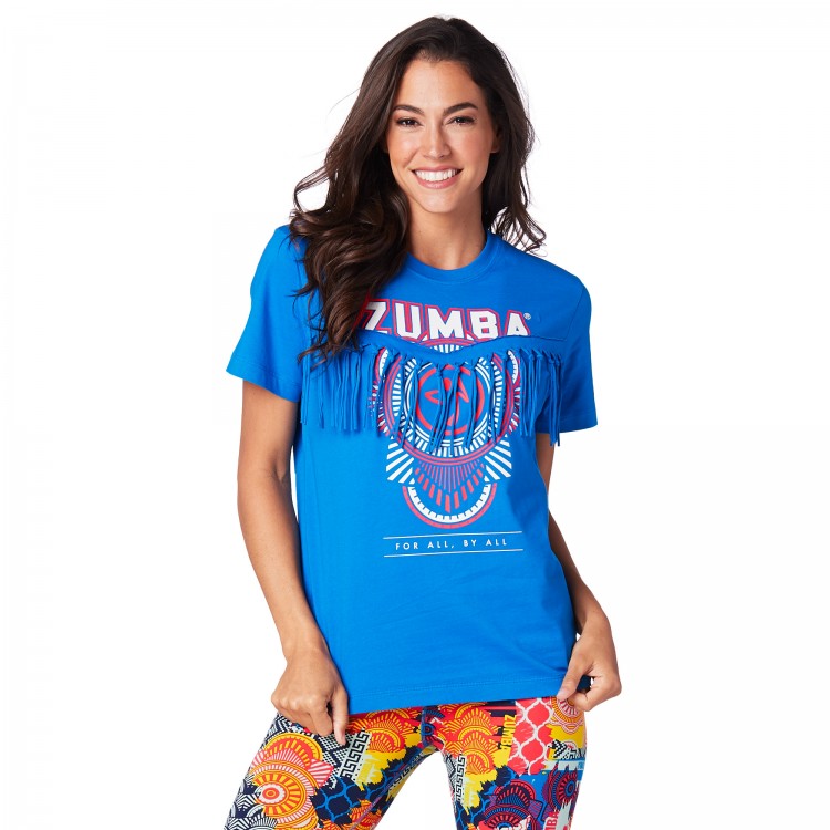 Zumba For All Instructor Fringe Top