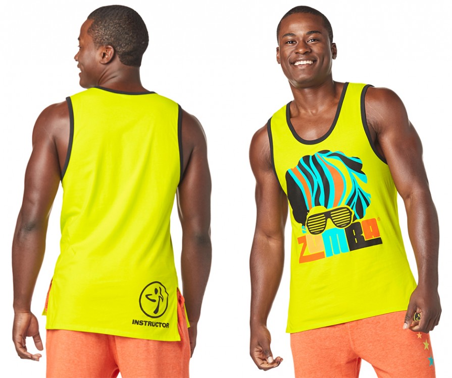 Zumba Seventies Instructor Mens Tank